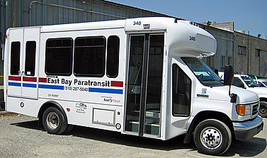 East Bay Paratransit lift van